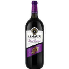 Напиток виноватый Aznauri Черная смородина красный полусладкий 1,5 л 8,5-10%