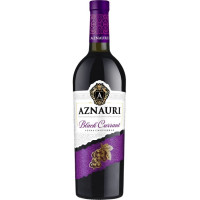 Напиток винный Aznauri Black Currant красный сладкий полусладкий 0,75 л 8,5-10%