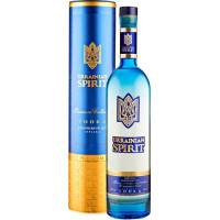 Горілка Ukrainian Spirit Український дух 0.7 л 40% у тубусі