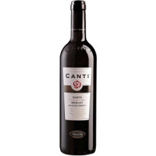 Вино Canti Мерло Венето Медиум Мир красное полусладкое 0,75 л 11,5%
