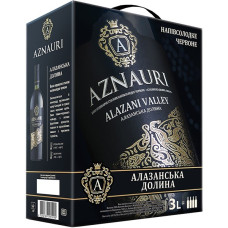 Вино AZNAURI Alazani Valley, полусладкое, красное, 3л 13%