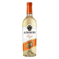 Вино AZNAURI Peach полусладкий, сладкое, белое 0,75 л 13%