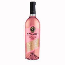 Вино AZNAURI Alazani Valley Rose, полусладкое, розовое 0,75 л 13%