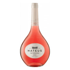 Вино Mateus Rose Sogrape Vinhos Rose, полусухое, розовое 0,75 л 11%