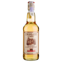 Шотландский виски Highland Chief 3 года blended, 0,5 л 40%