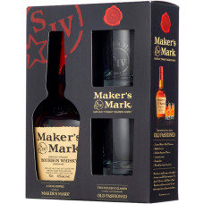 Виски Maker's Mark 0.7 л 45% + 2 стакана
