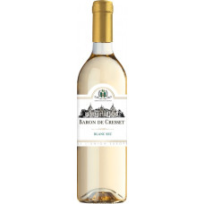 Вино Baron de Cresset белое сухое 0,75 л 11%